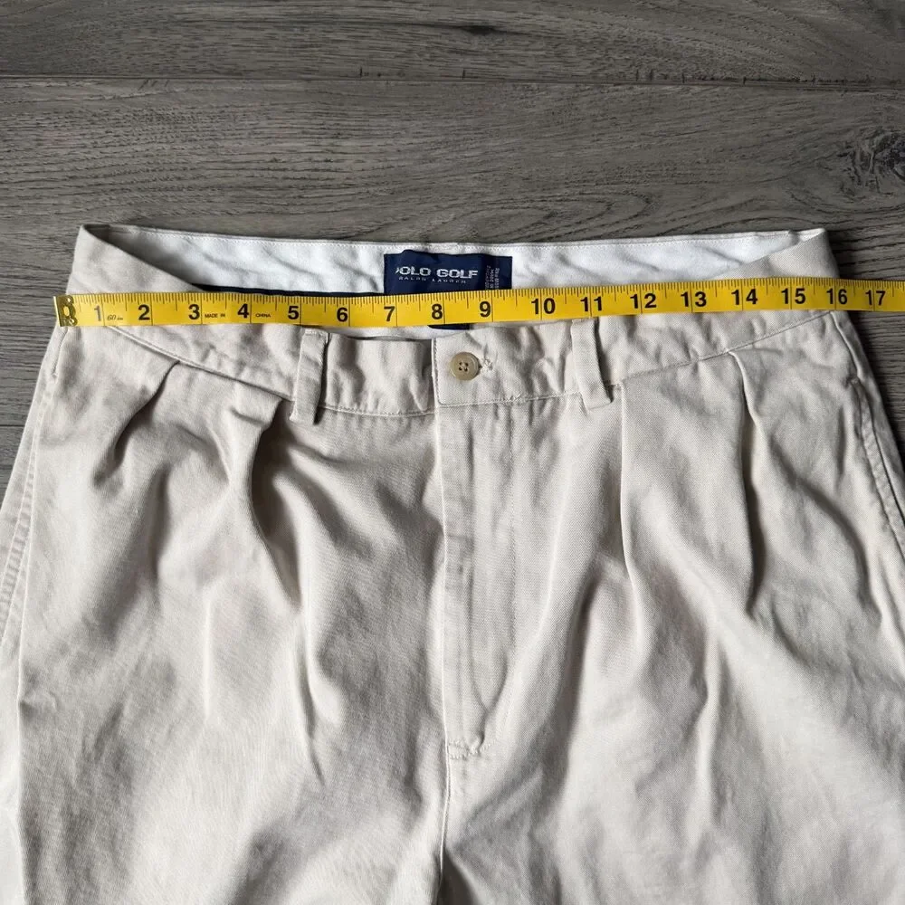 Polo Golf by Ralph Lauren Men's Khaki Casual Performance Golf Pants Size 33x30